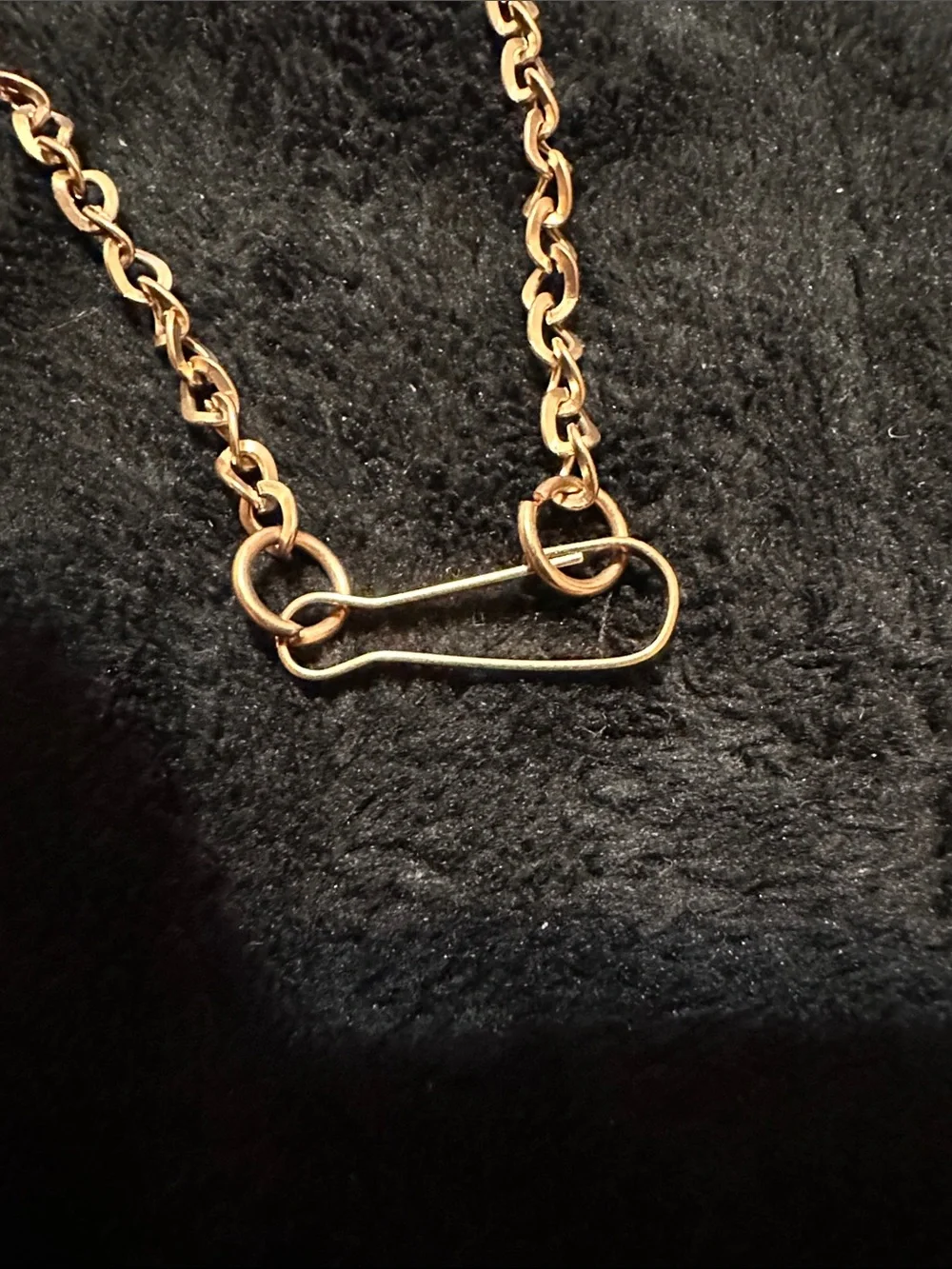 Gold Tone Geometric Tassel Pendant Necklace -  Women Jewelry FAUX